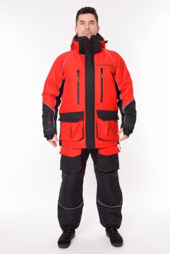 Костюм ,,YAKUTIYA PRO,, -50 ПК (Таслан, Красно-серый) TRITON_1