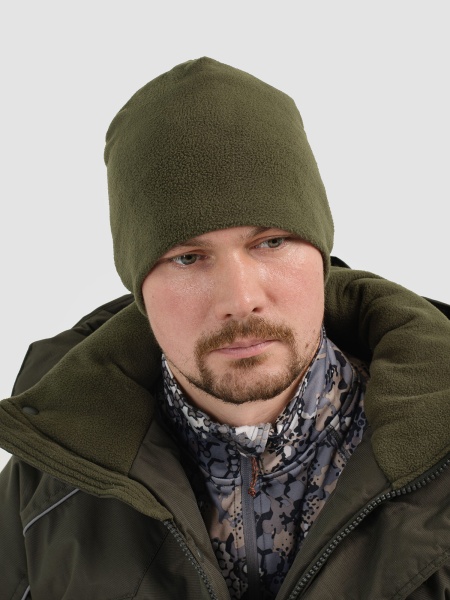 Шапка "Fleece" (Флис 130 гр.м)  Тёмно-зеленый