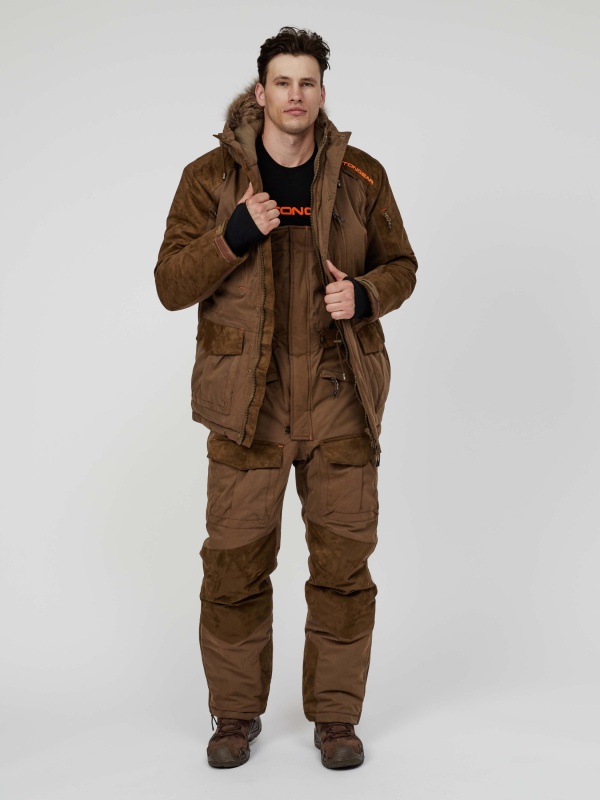 Костюм ,,HUNTER PRO,, -45 (Твил, Коричневый) TRITONGEAR_5
